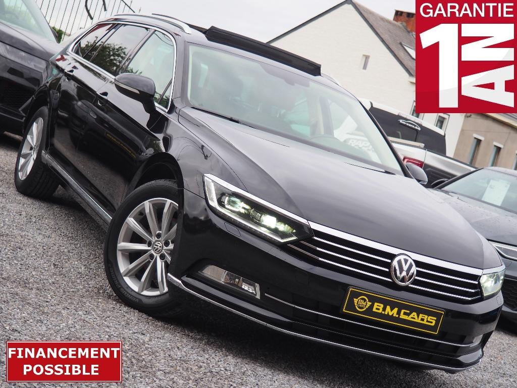 Volkswagen Passat Variant 1.6 CR TDi DSG HIGHLINE 21% BTW, 4 cilinders, Zwart, Leder, Bedrijf