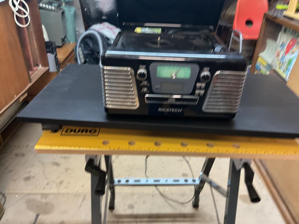 Stereo combinatie ricatech 2x5W l.spekers ingebouwd, Audio, Tv en Foto, Ophalen, Gebruikt