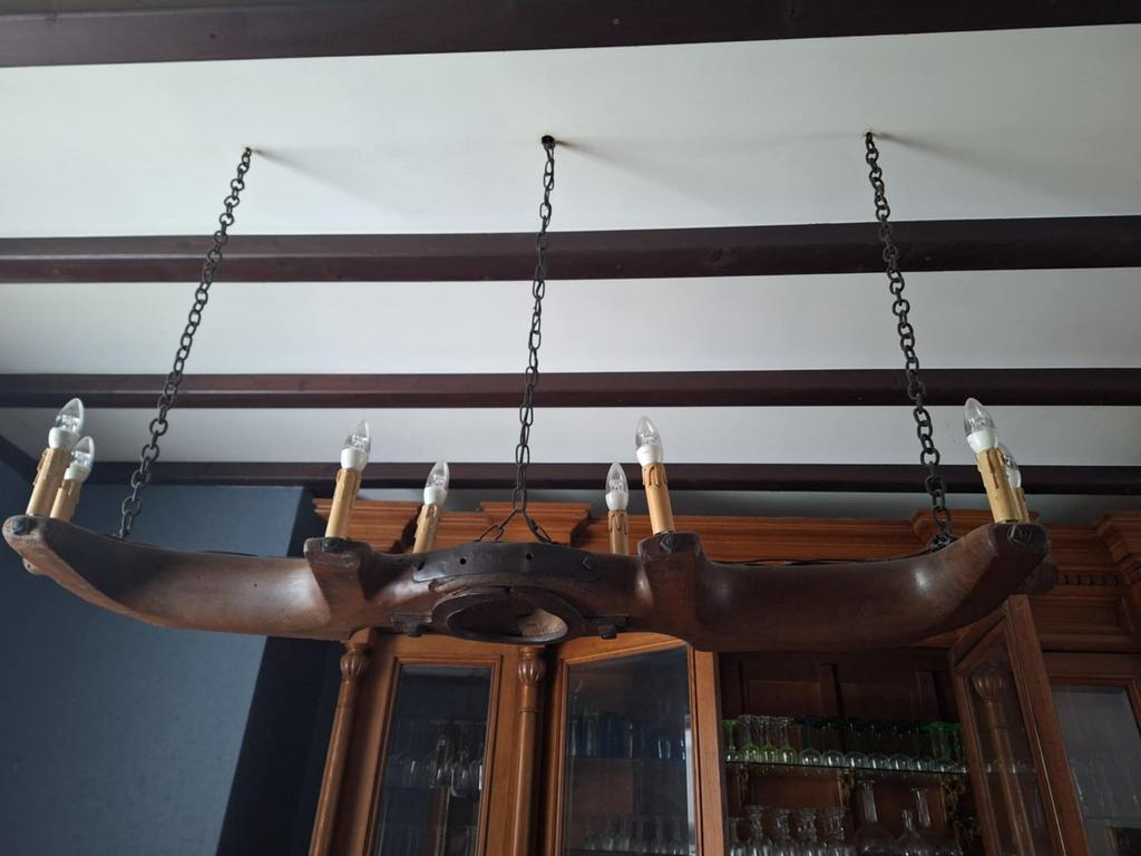 Luminaires Joug de bœuf, Enlèvement, Utilisé, Bois, Ancien