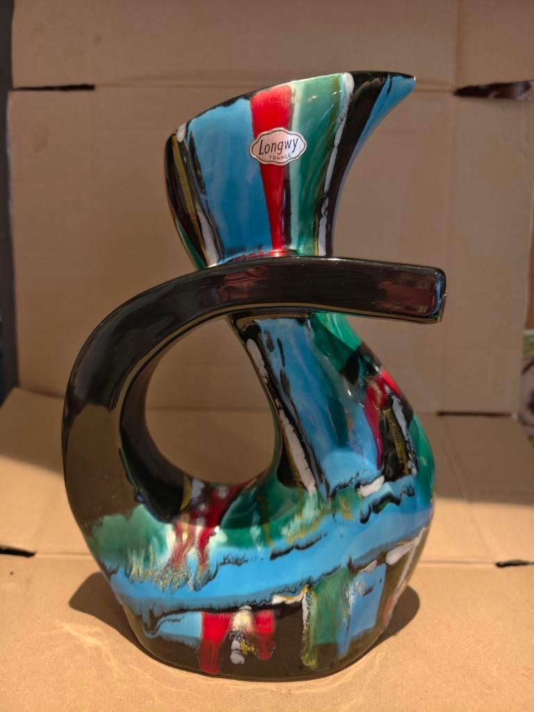 Vase / cruche Longwy, Antiquités & Art, Art | Objets design, Enlèvement