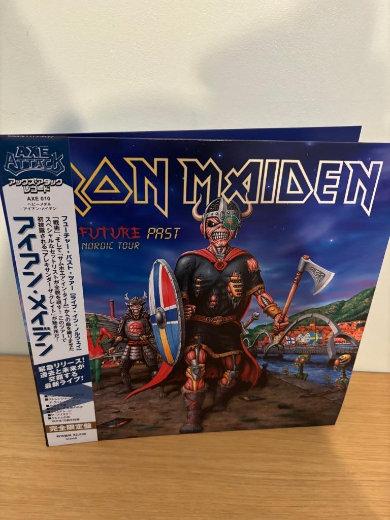 Lp - Iron Maiden - future past Nordic tour, Cd's en Dvd's, Vinyl | Hardrock en Metal, Ophalen of Verzenden, Zo goed als nieuw