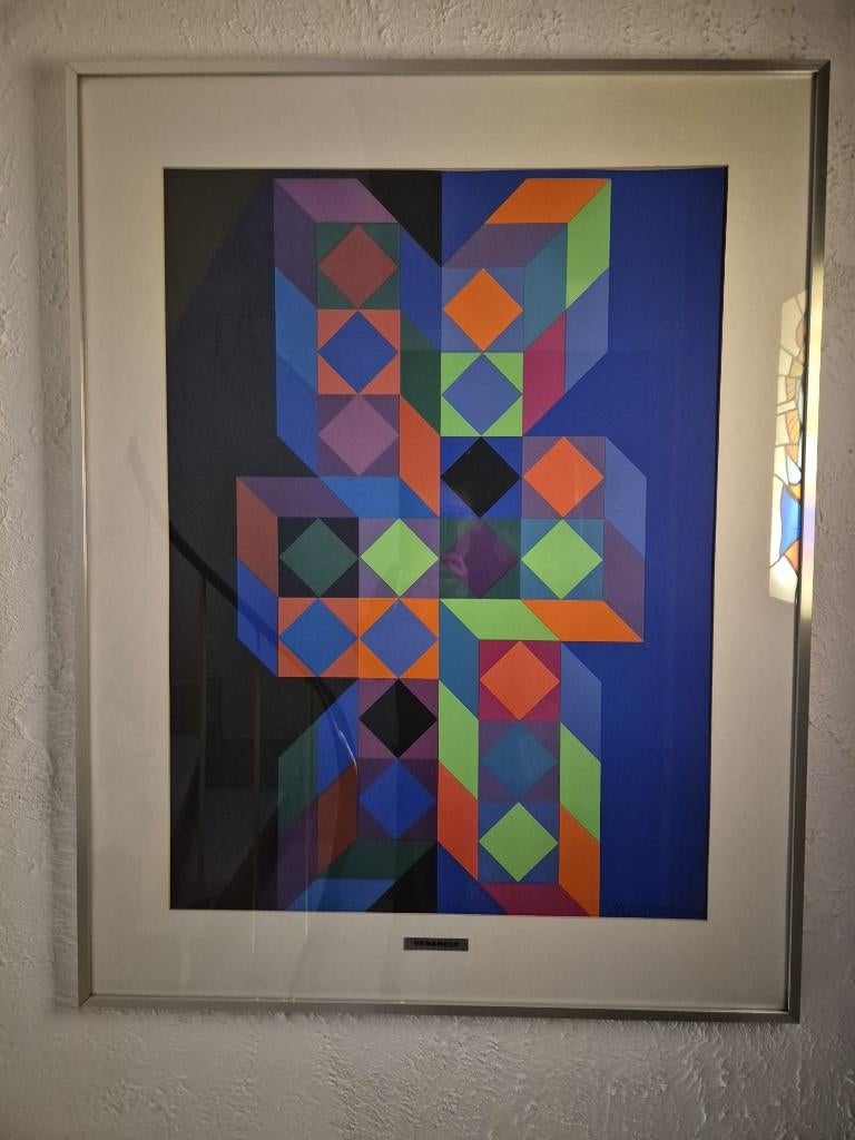 SÉRIGRAPHIE VICTOR VASARELY, Antiquités & Art, Enlèvement ou Envoi