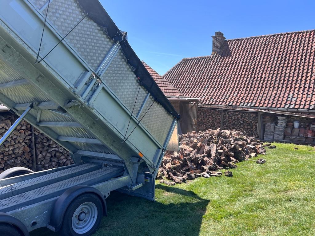 Bois de chauffage haut de gamme, Enlèvement