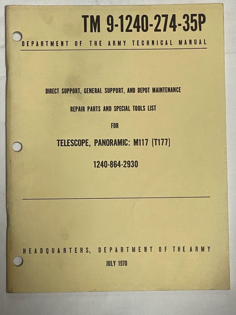 ABL - Réglementation militaire - Télescope panoramique : M 1, Collections, Objets militaires | Général, Enlèvement ou Envoi