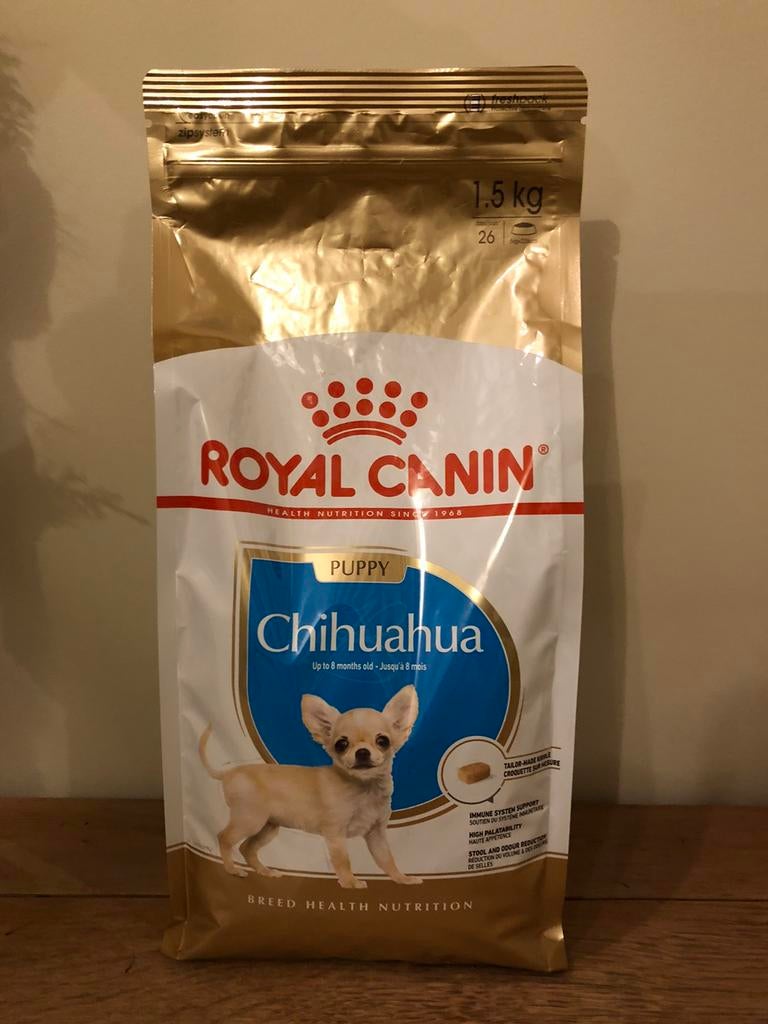 Chiot chihuahua Royal Canin 1,5 kg, Enlèvement ou Envoi, Chien