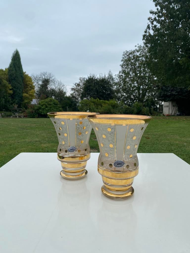 Ensemble de vase en cristal Boom, Antiquités & Art, Enlèvement