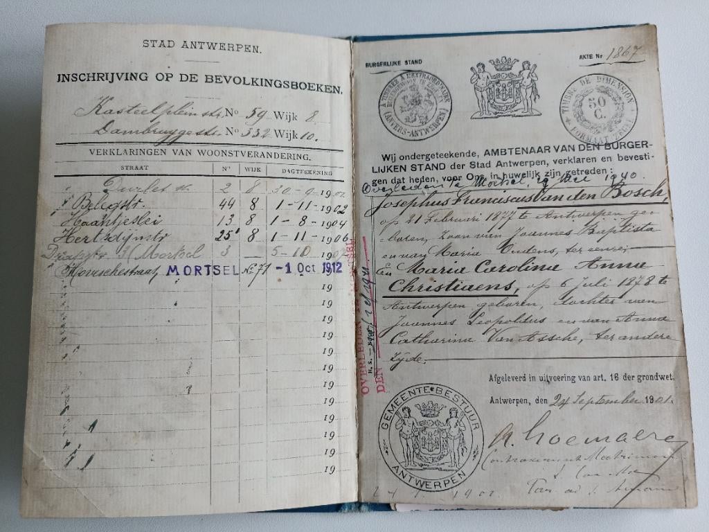 TROUWBOEKJE, Ophalen of Verzenden