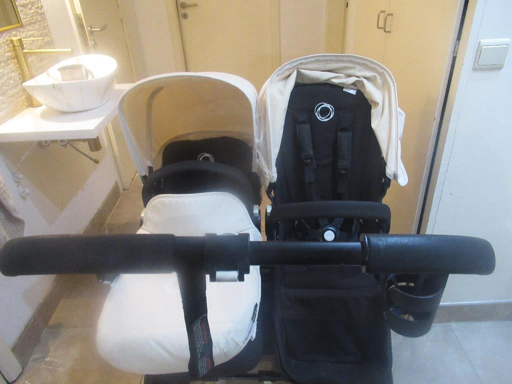 dubbel buggy, Kinderen en Baby's, Ophalen, Zo goed als nieuw, Overige merken, Duomodel