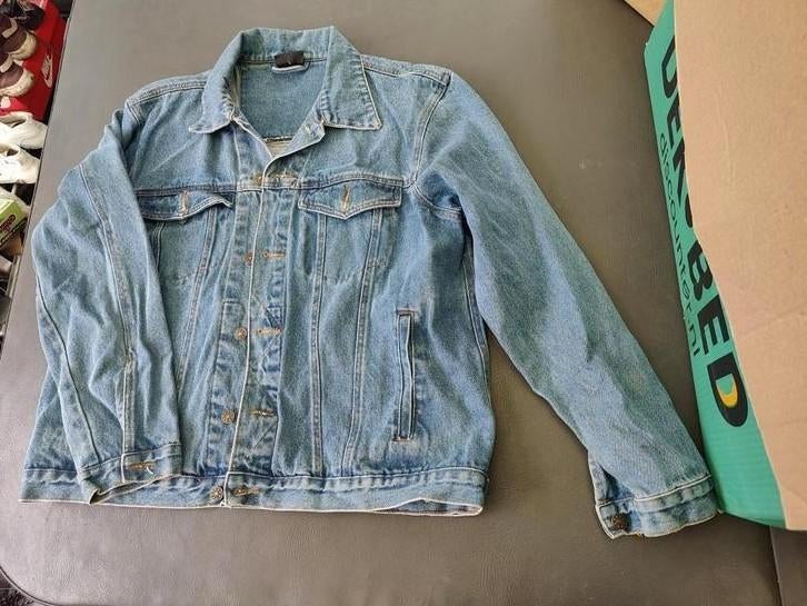 Jeansjas maat L, Kleding | Heren, Ophalen of Verzenden, Maat 52/54 (L), Blauw