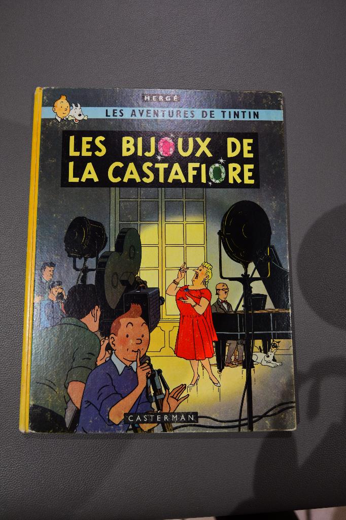 Tintin Hergé EO Les bijoux de la Castafiore, Enlèvement ou Envoi, Une BD, Utilisé, Hergé
