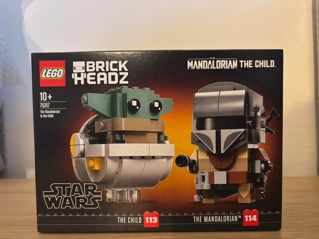 Lego star wars brickheadz  The Mandalorian & The Child 75317, Ophalen of Verzenden, Nieuw, Lego