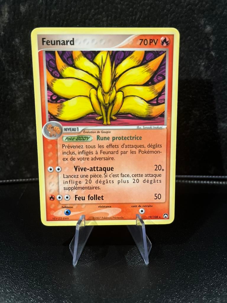 Carte pokemon Feunard Rare 19/108  2007, Enlèvement ou Envoi, Comme neuf