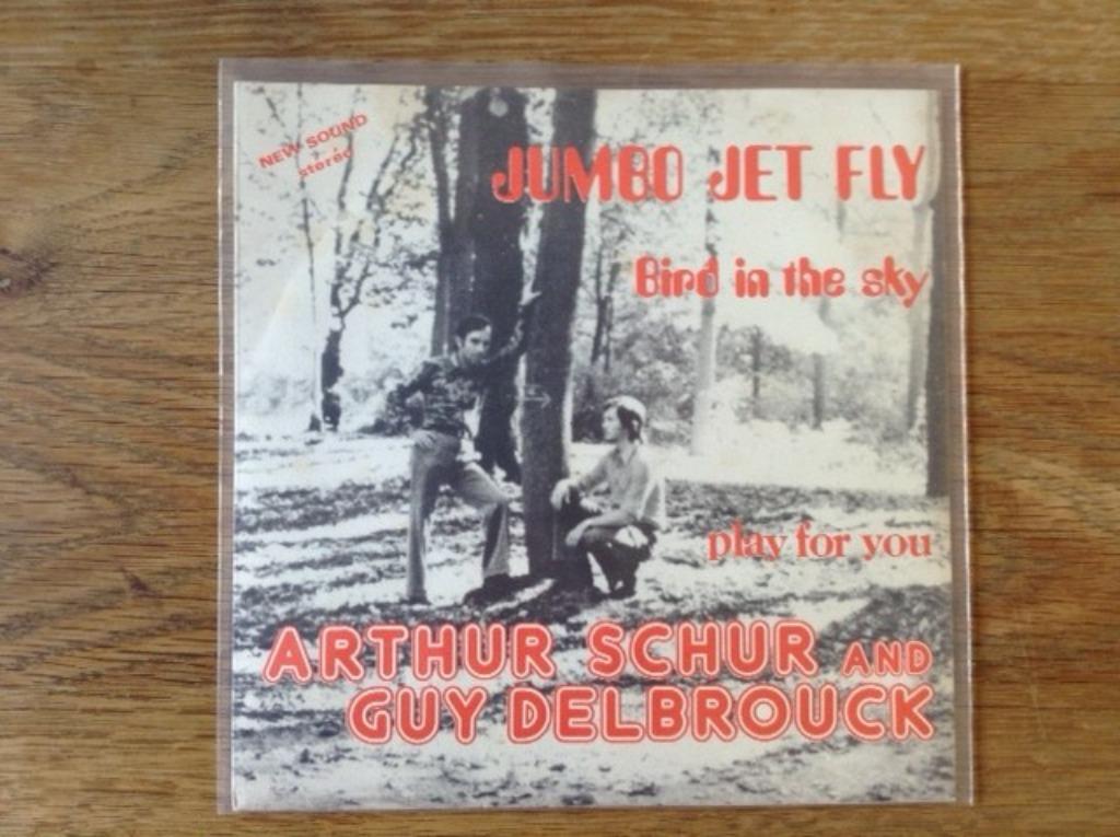 single arthur schur and guy delbrouck, Ophalen of Verzenden, 7 inch, Pop, Single