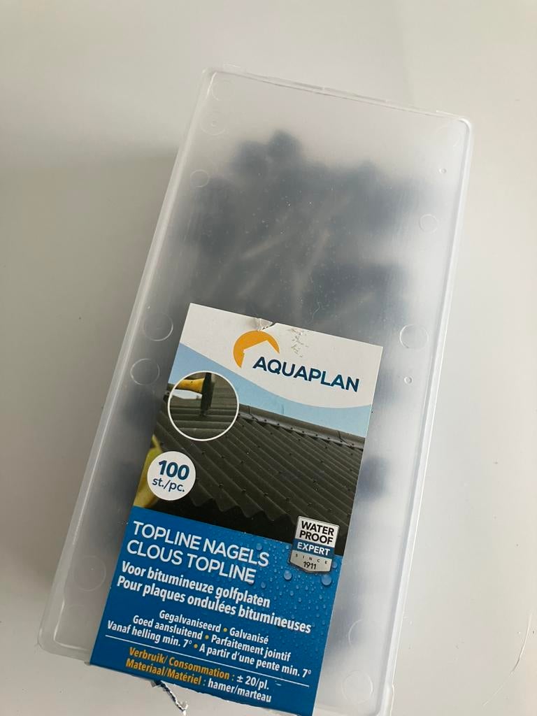 Aquaplan topline nagels voor bitumen dak, Doe-het-zelf en Bouw, Ophalen, Nieuw