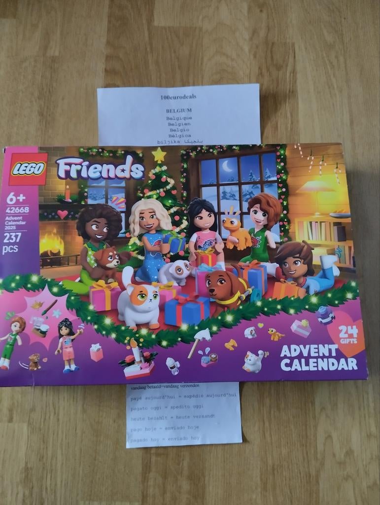 Calendrier de l'Avent Lego 42668 Friends, Enlèvement ou Envoi, Lego