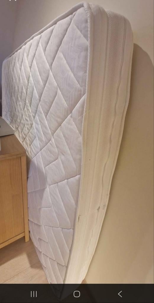 Matelas à ressorts 2 pers. 160x200, Enlèvement, Utilisé, Matelas