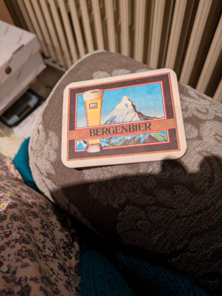 Bergenbier, Enlèvement ou Envoi, Comme neuf, Sous-bock