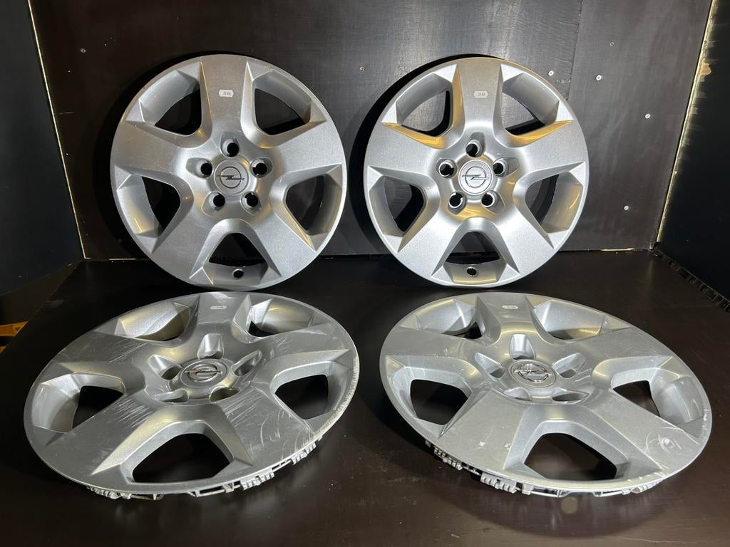 4 enjoliveurs d’origine  Opel astra zafira meriva 16", Enlèvement ou Envoi, Comme neuf