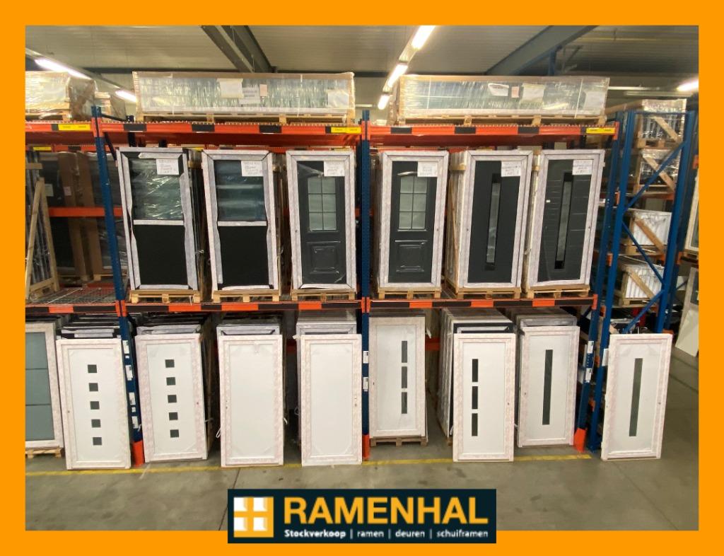 pvc deuren onmiddellijk uit stock verkrijgbaar, kozijn, raam, Doe-het-zelf en Bouw, Deuren en Vliegenramen, 100 tot 120 cm, Schuifdeur