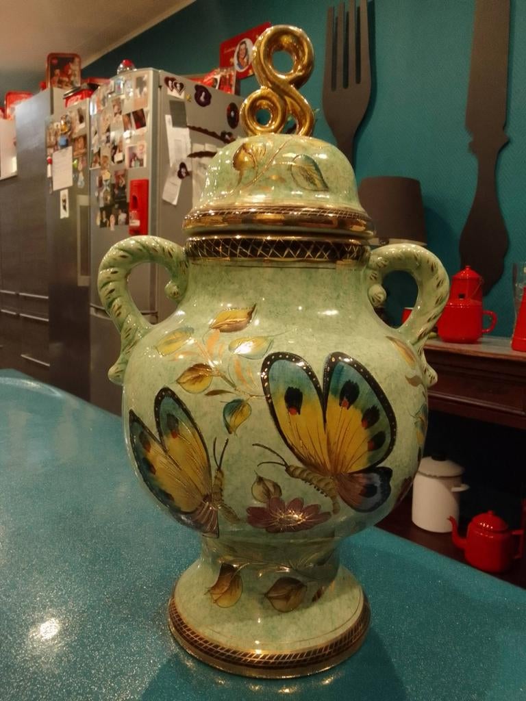 Potiche Hubert Bequet, Antiquités & Art, Enlèvement ou Envoi