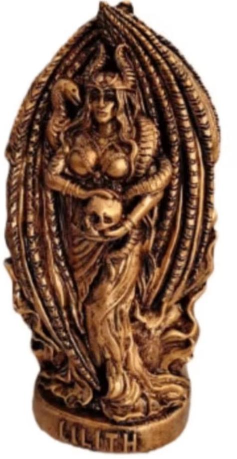 Vintage beeldje Lilith gothic stijl (18cm), Ophalen of Verzenden, Nieuw