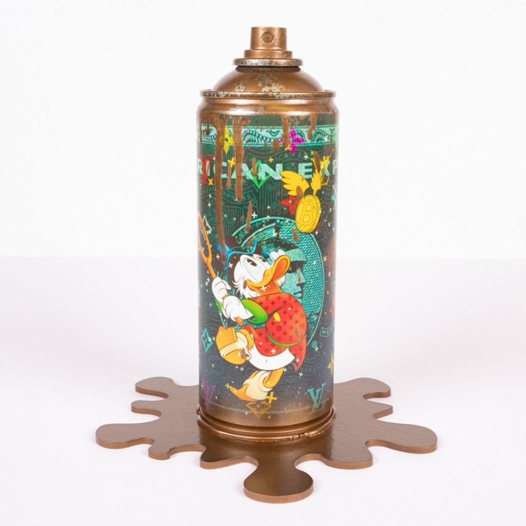 Ske (XXI) - Pop Splash Picsou Bitcoins Hunting Gold, Antiek en Kunst, Kunst | Designobjecten, Ophalen of Verzenden