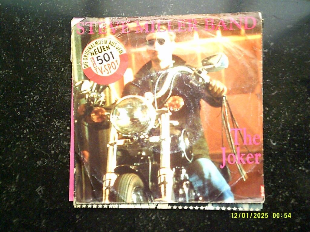 Steve Miller Band — The Joker/Single en vinyle., Enlèvement ou Envoi, Utilisé, Autres formats, Pop rock