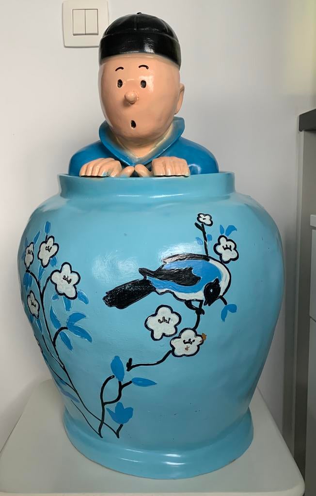 Vase TINTIN, Enlèvement, Tintin, Comme neuf