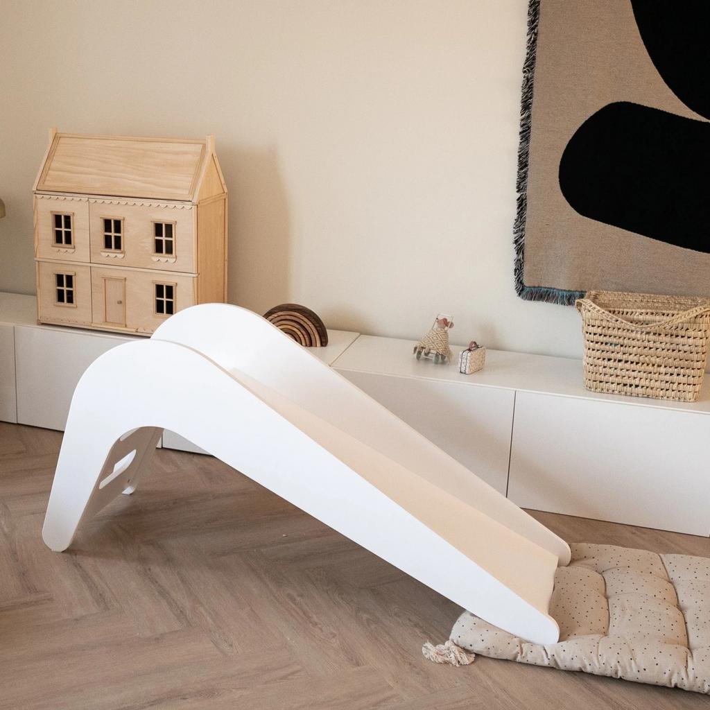 Jupiduu Glijbaan wit hout, Kinderen en Baby's, Ophalen, Zo goed als nieuw, Overige typen