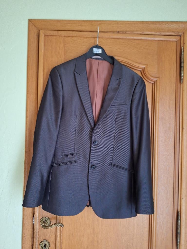 veste de costume gris foncé Taille 42 - "Armand Thiery", Vêtements | Hommes, Costumes & Vestes, Comme neuf, Taille 48/50 (M), Gris