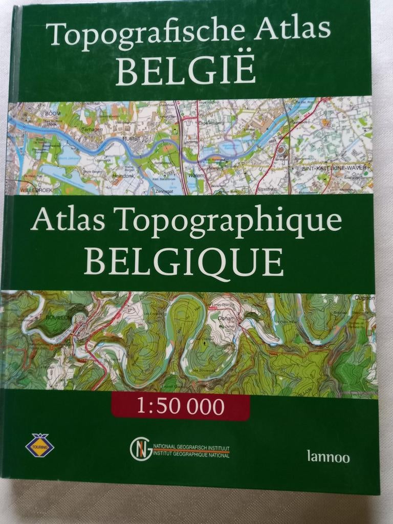 Topografische atlas België., Enlèvement ou Envoi, Comme neuf, Belgique