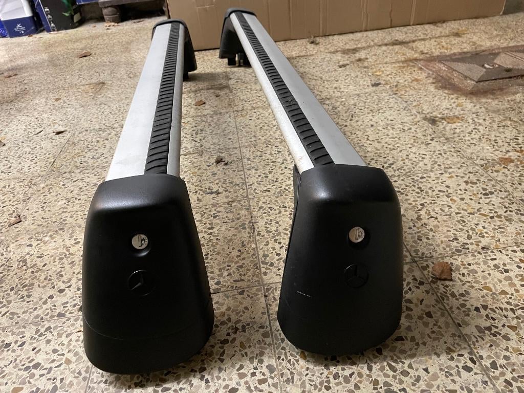 Barres de Toit Mercedes CLA Shooting Brake X118, Auto diversen, Dakdragers, Ophalen, Gebruikt