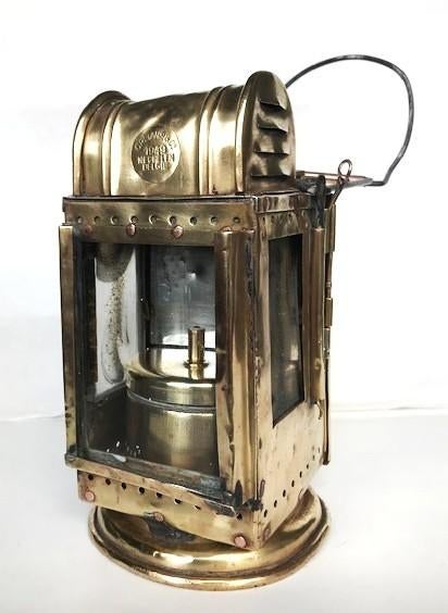 Lampe de train 1949 Malines Belgique NMBS ✨😎💑👌, Antiquités & Art, Curiosités & Brocante, Enlèvement ou Envoi