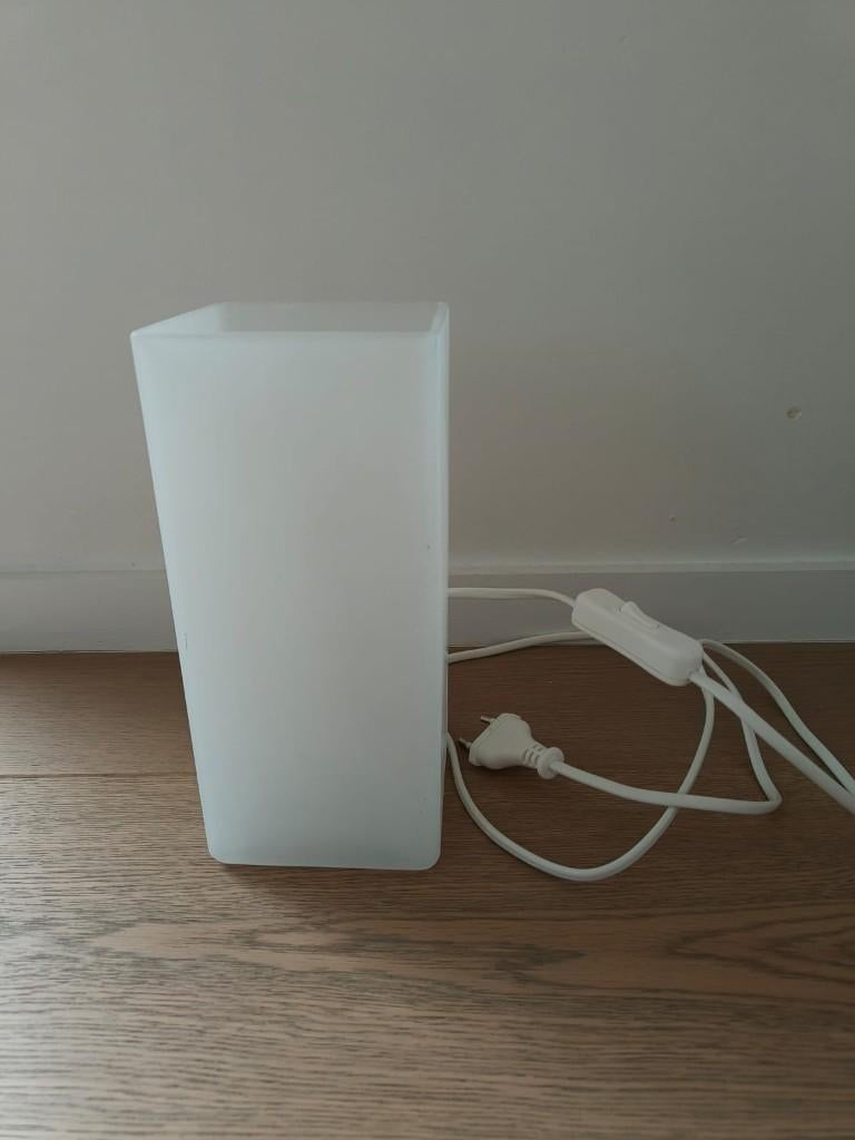 Tafellamp/nachtlamp Ikea, Ophalen, Gebruikt, Glas, Modern
