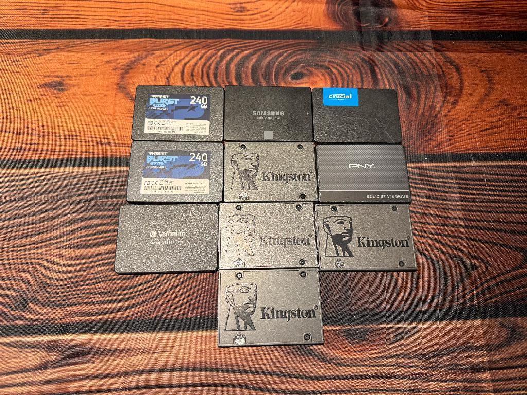 Diverse 2.5 SSD's verschillende grotes, Ophalen, Gebruikt, SATA, SSD