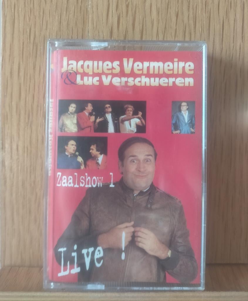 Audio cassette van Jacques Vermeire & Luc Verschueren, Gebruikt, 1 bandje, Ophalen of Verzenden, Origineel