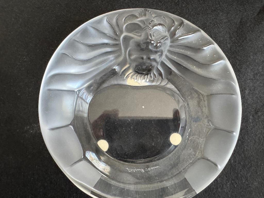 Cendrier Lalique (tête de Lion), Antiek en Kunst, Ophalen of Verzenden