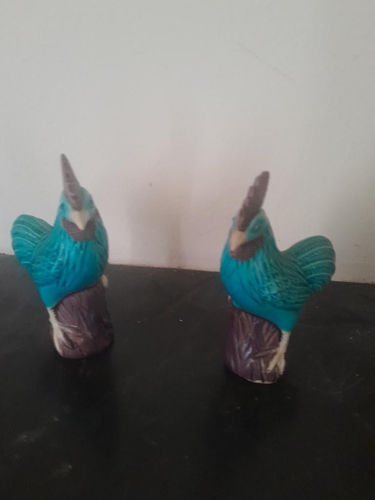 Paar porseleinen hanen, Antiek en Kunst, Antiek | Porselein