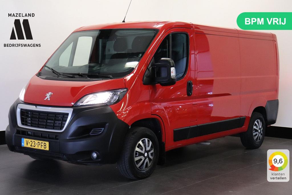 Peugeot Boxer 2.0 BlueHDI 164PK L2H1 EURO 6 - Airco - Navi -, Auto's, Parkeersensor, Te koop, Rood, Bedrijf