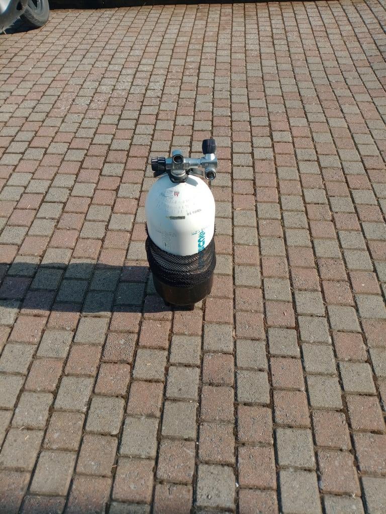 Scubapro 12L korte fles 230B, Ophalen