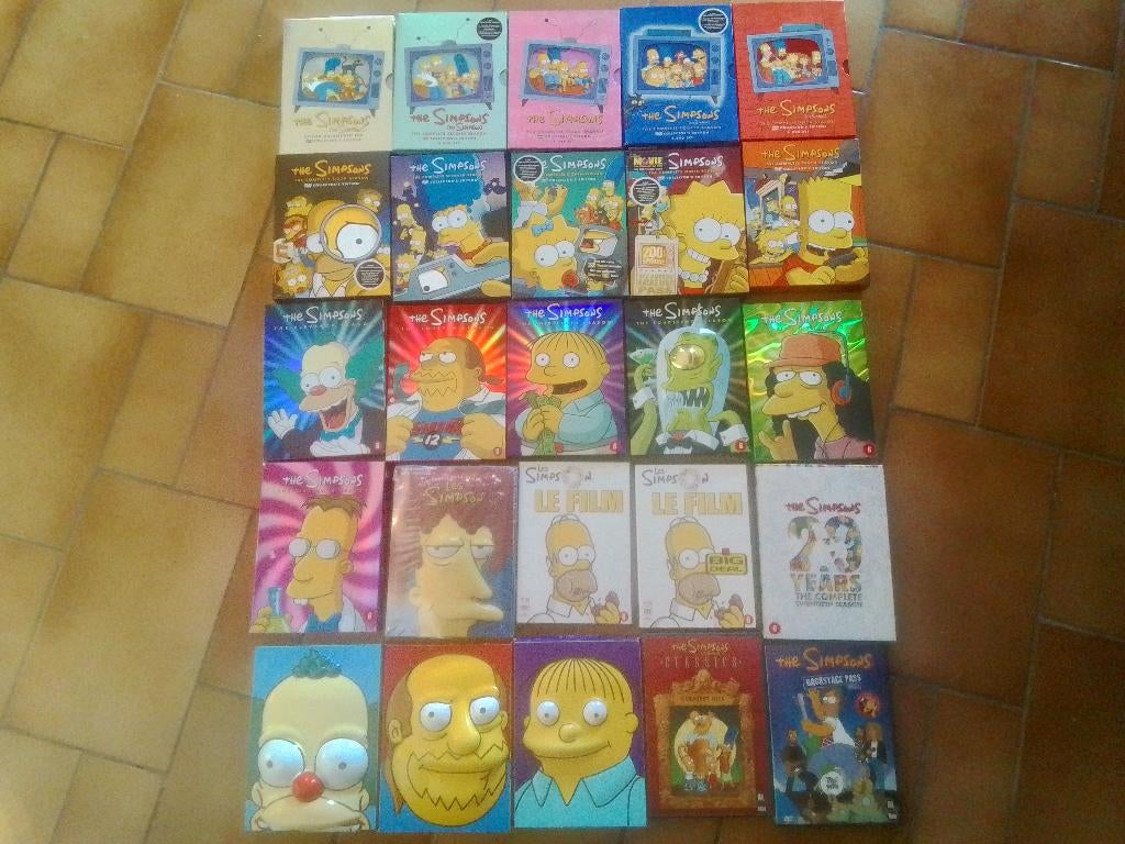 Simpsons dvd saisons etat tres bon, Ophalen, Zo goed als nieuw, Boxset
