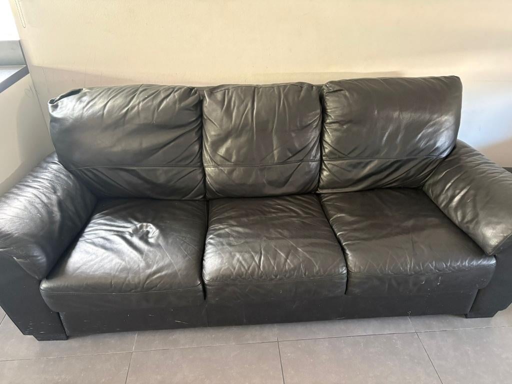 Lederen salon, Ophalen, Gebruikt, Leer