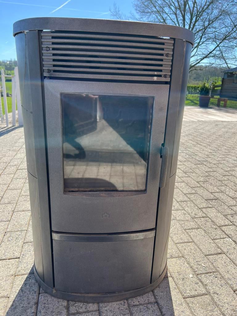 Poele à pellets Edilkamin Iris plus, Maison & Meubles, Poêles, Enlèvement, Utilisé, Autoportant, Poêle à granulés