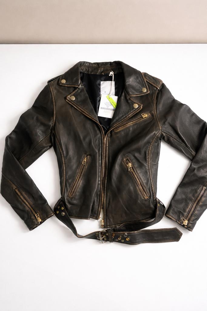 Leather jacket, Ophalen, Nieuw, Maat 34 (XS) of kleiner