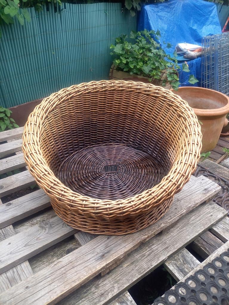 Panier osier animaux