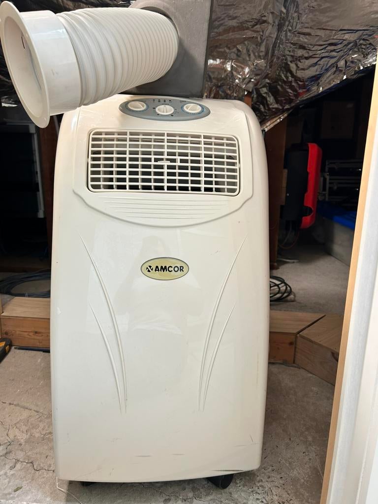 Mobiele airco Amcor 10000M, Elektronische apparatuur, Airco's, Ophalen, Gebruikt, Minder dan 60 m³, Timer