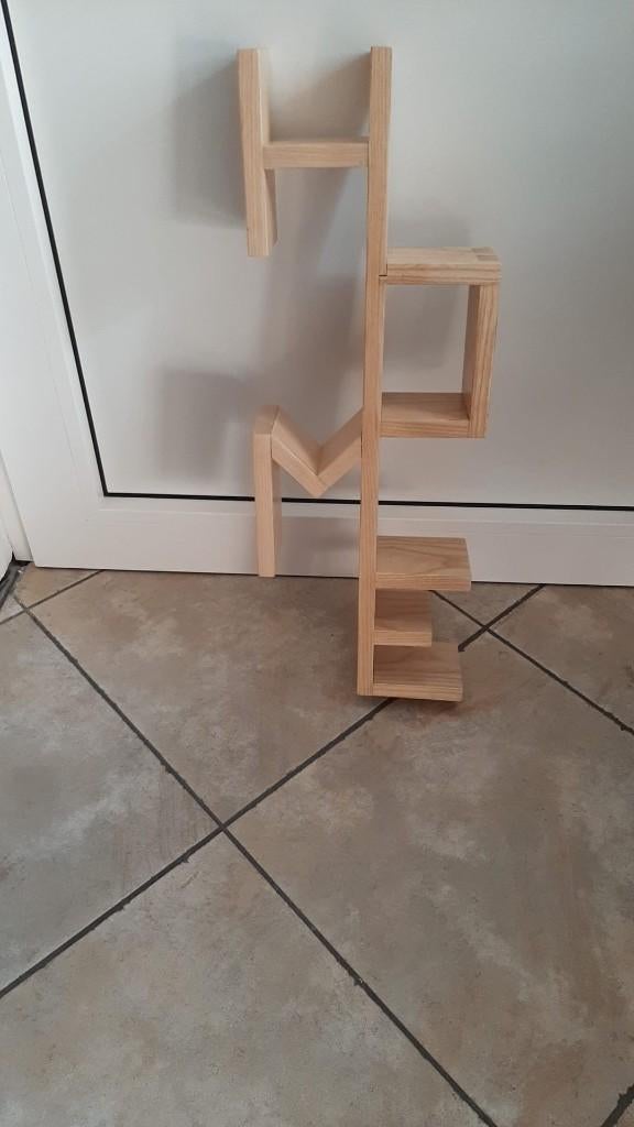 Decoratie hout "Home", Ophalen, Nieuw