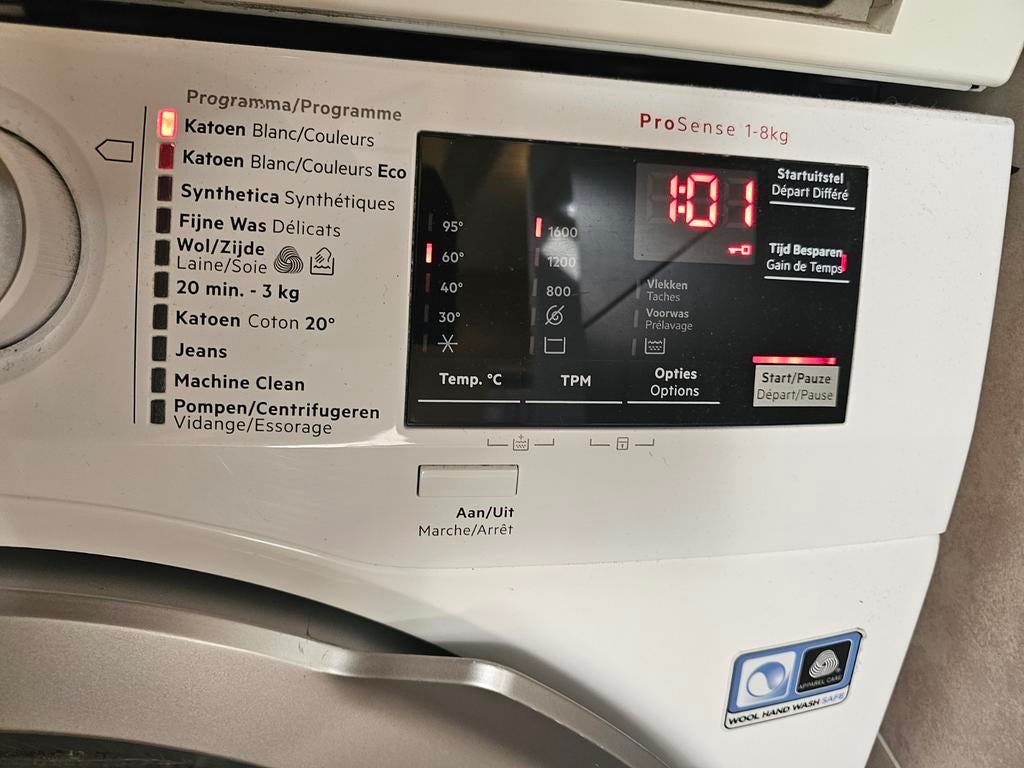 Aeg wasmachine en aeg droger., Electroménager, Lave-linge, Enlèvement