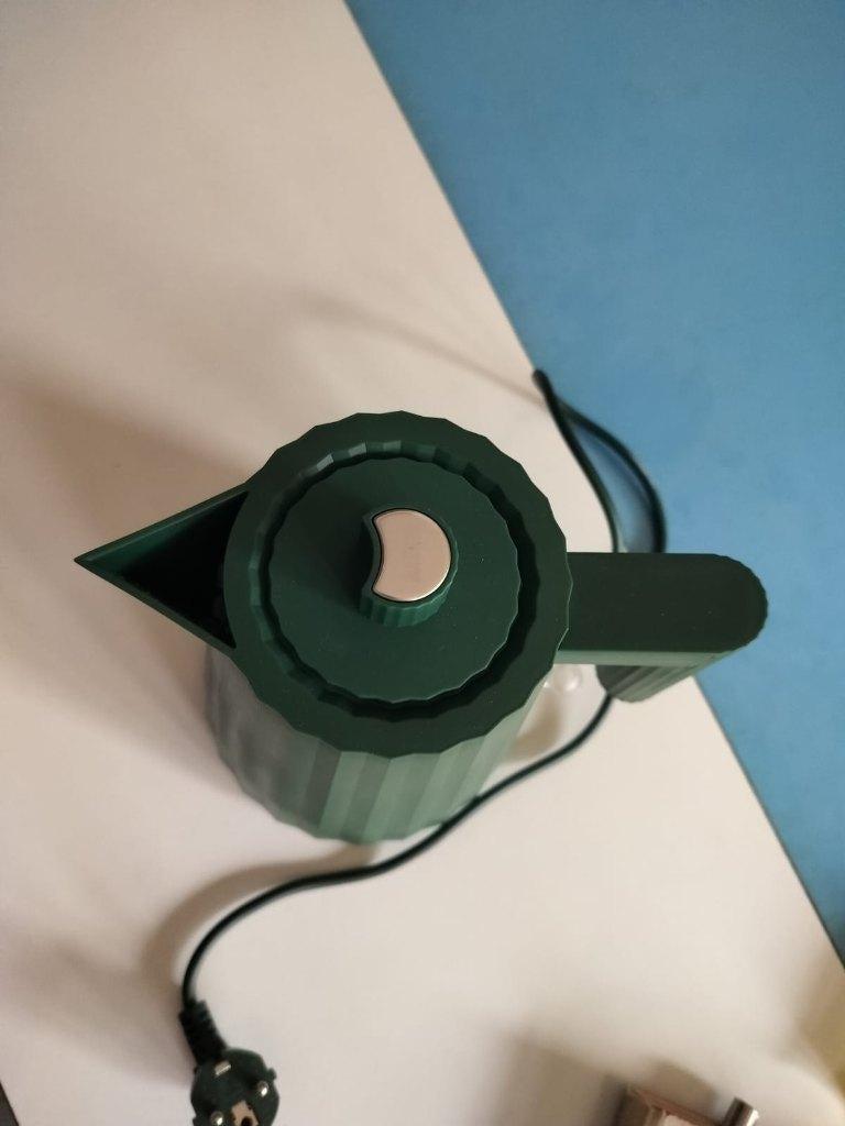 Alessi Plissé Waterkoker 1L Groen, 1 à 2 litres, Enlèvement, Neuf