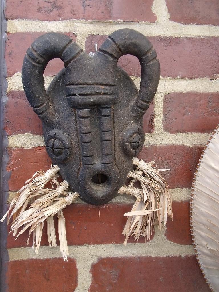 masque République Dominicaine en terre cuite, Antiquités & Art, Enlèvement